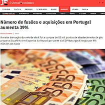 Nmero de fuses e aquisies em Portugal aumenta 39%